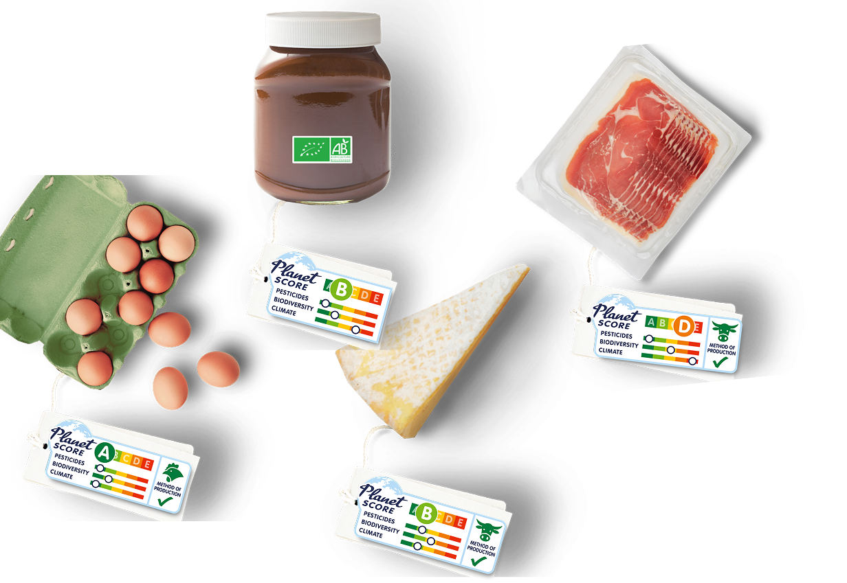 Environmental information on food products for consumers